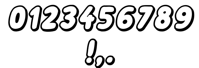 Subscribe Shadow Italic Font OTHER CHARS