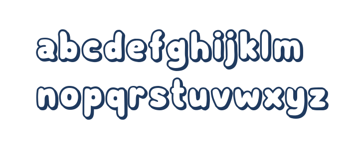 Subscribe Shadow Regular Lowercase