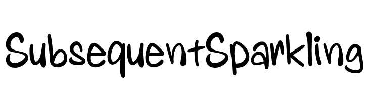 SubsequentSparkling  Free Fonts Download