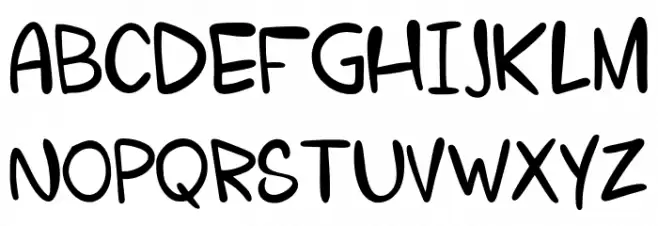SubsequentSparkling Schriftart Groß