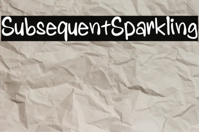 SubsequentSparkling Example 2
