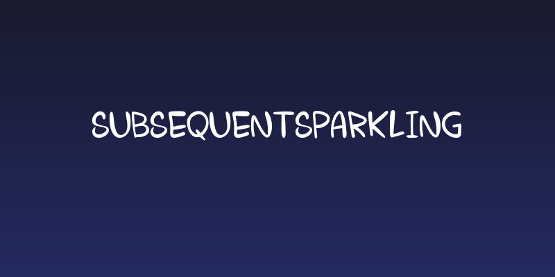 SubsequentSparkling Social Header