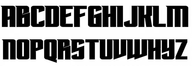 Subspace Bold Font Litere mici