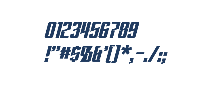 Subspace Italic Other Characters