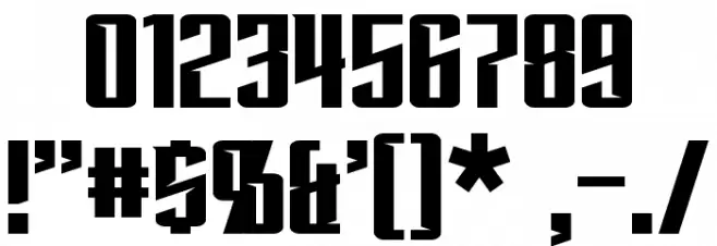 Subspace Font OTHER CHARS