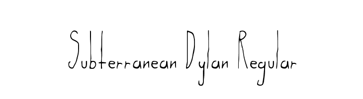 Subterranean Dylan Regular  フリーフォントのダウンロード