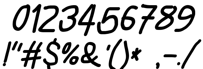 Subtitle Bold Italic Font OTHER CHARS