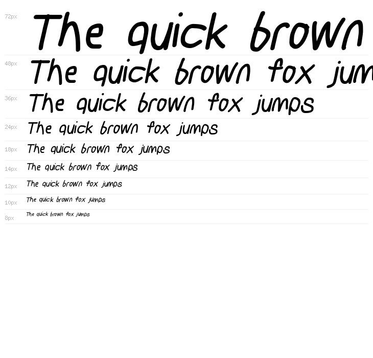 Subtitle Bold Italic Waterfall