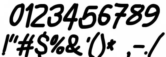 Subtitle Heavy Italic Font OTHER CHARS