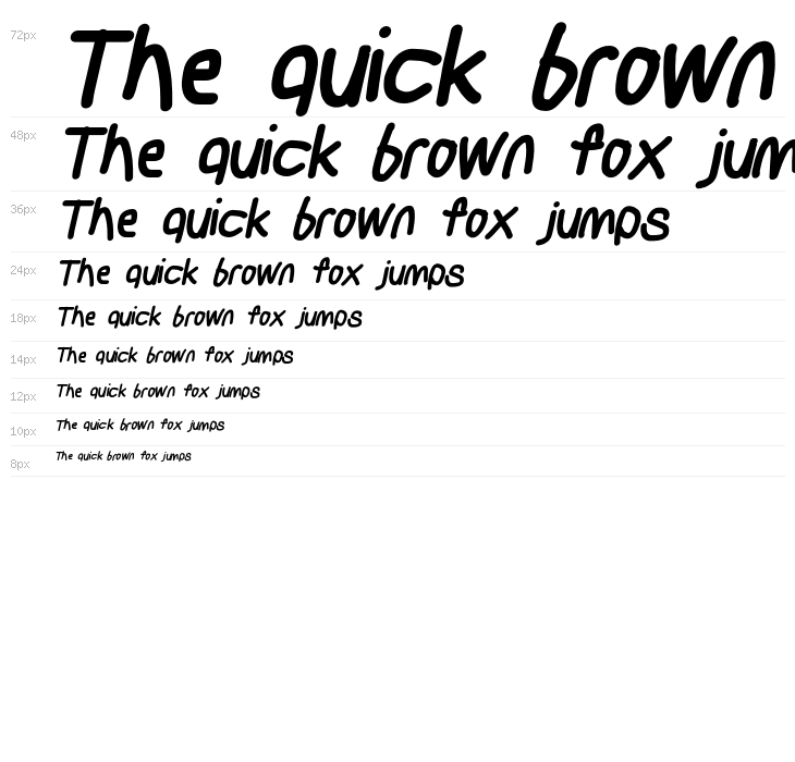 Subtitle Heavy Italic Waterfall