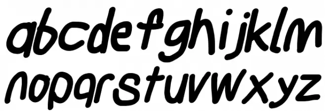 Subtitle Heavy Italic फ़ॉन्ट लोअरकेस