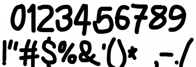 Subtitle Heavy Font OTHER CHARS