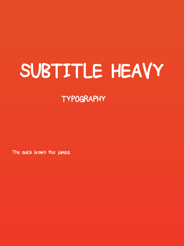 Subtitle Heavy Poster