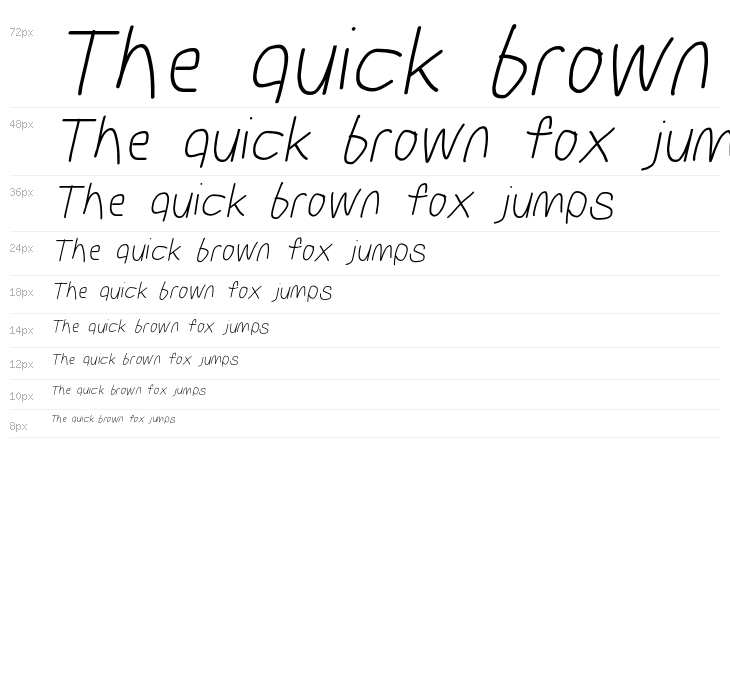 Subtitle Italic Waterfall