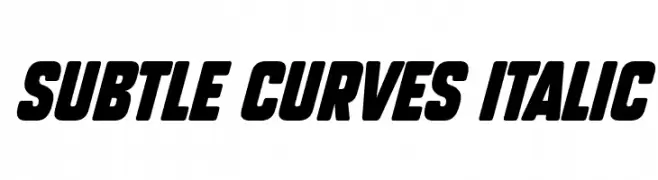 Subtle Curves Italic  Frei Schriftart Herunterladen
