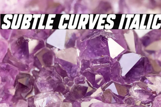Subtle Curves Italic Example 1