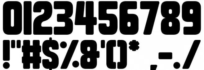 Subtle Curves Font OTHER CHARS