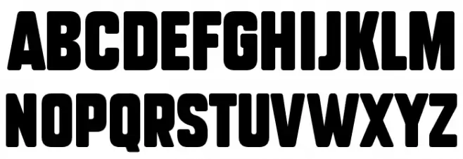 Subtle Curves Schriftart Groß
