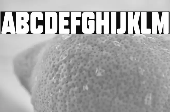 Subtle Curves Font examples