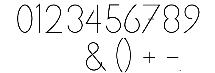 SubtleSansLight-Regular Font OTHER CHARS