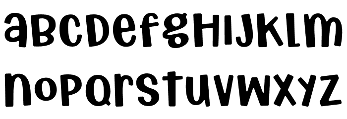 Suburban Flamingo Regular Font LOWERCASE