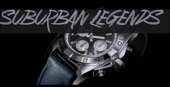 Suburban Legends Font examples