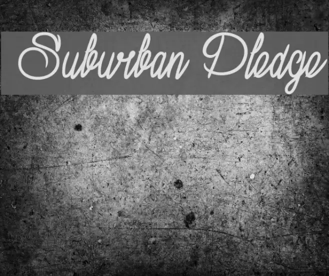 Suburban Pledge Fuentes examples