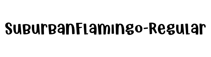 SuburbanFlamingo-Regular  Free Fonts Download