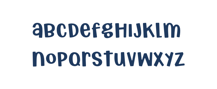 SuburbanFlamingo-Regular Lowercase