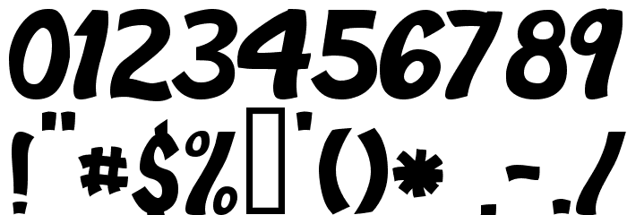 Suburbana Font OTHER CHARS