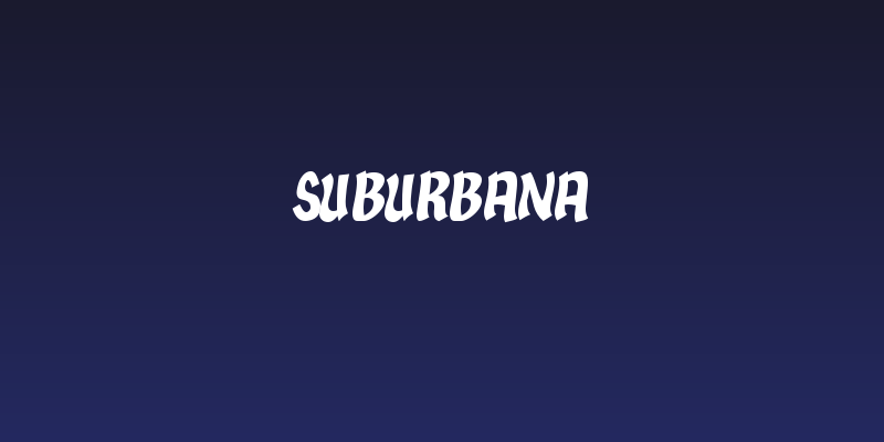 Suburbana Social Header