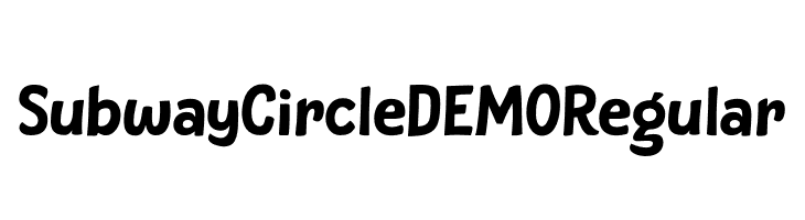 Subway Circle DEMO Regular  baixar fontes gratis