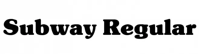 Subway Regular  Fuentes Gratis Descargar
