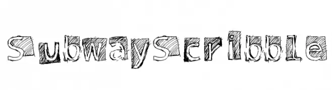 Subway Scribble  Free Fonts Download