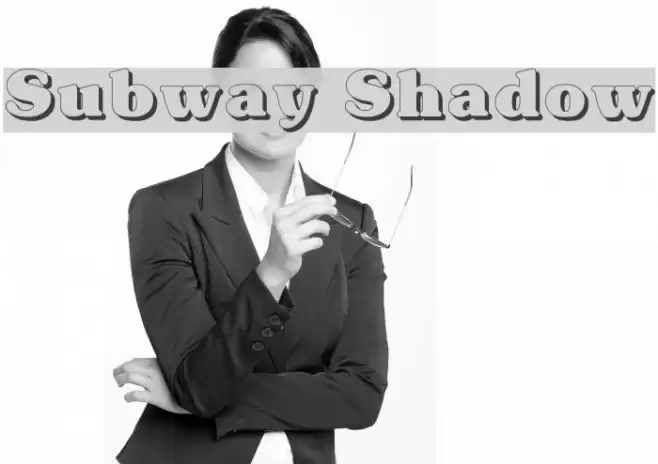 Subway Shadow Caratteri examples