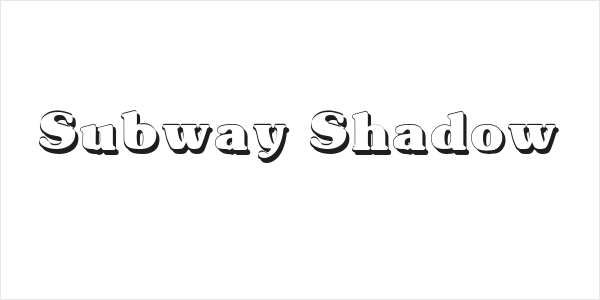 Subway Shadow Logo