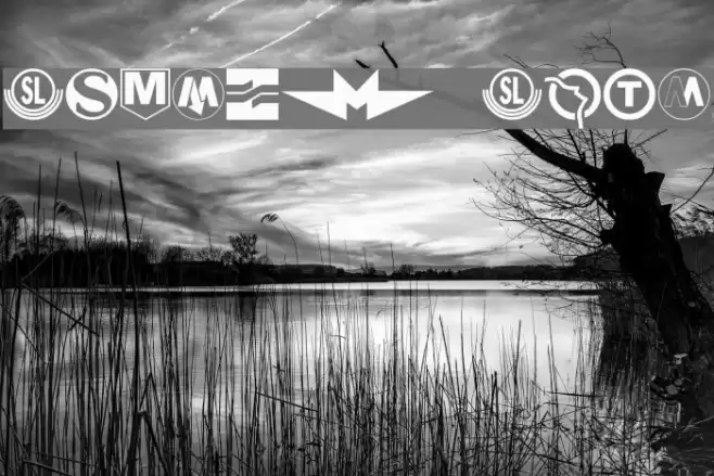 Subway Sign Font examples