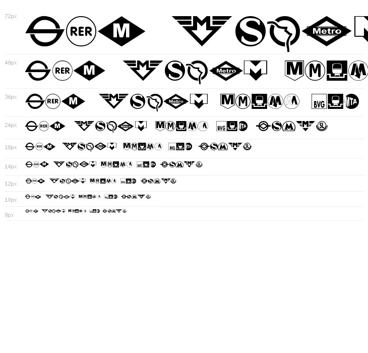 Subway Sign Waterfall