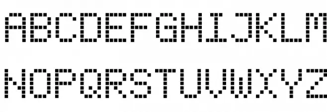 Subway Ticker Шрифта ВЕРХНИЙ