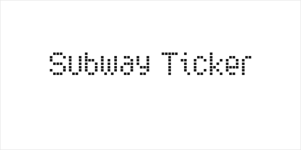 Subway Ticker Logo