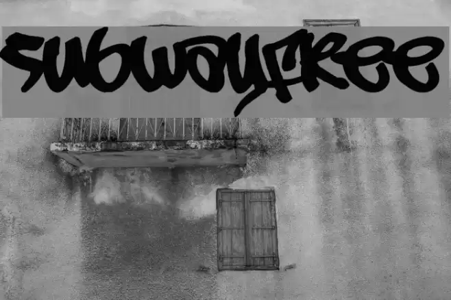Subway_Free Font examples