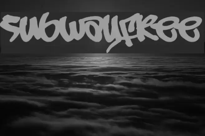 Subway_Free Font examples
