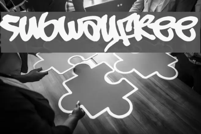 Subway_Free Font examples