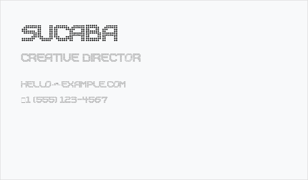 Sucaba Business Card