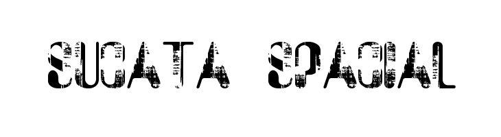 Sucata Spacial Шрифта