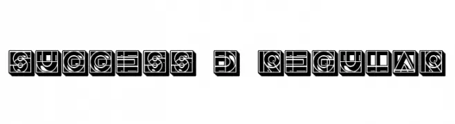 Success 3D Regular  Fuentes Gratis Descargar