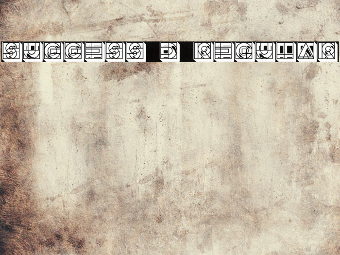 Success 3D Regular Font examples