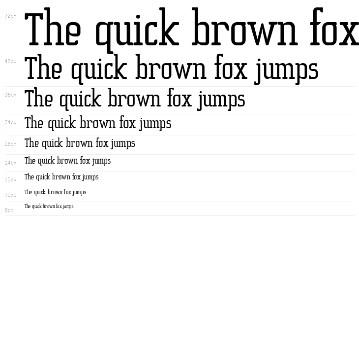 SucesionSlab-Regular Waterfall