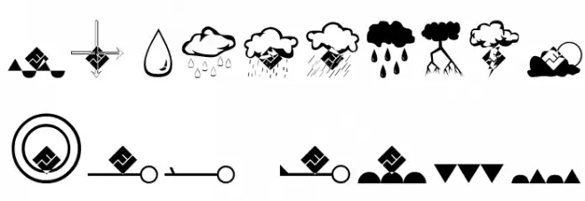 Such a Weather Normal フォント その他の文字