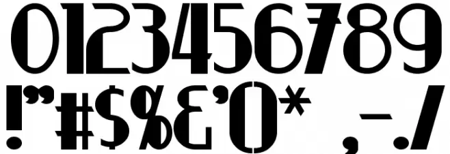 Suchet Bold Font OTHER CHARS